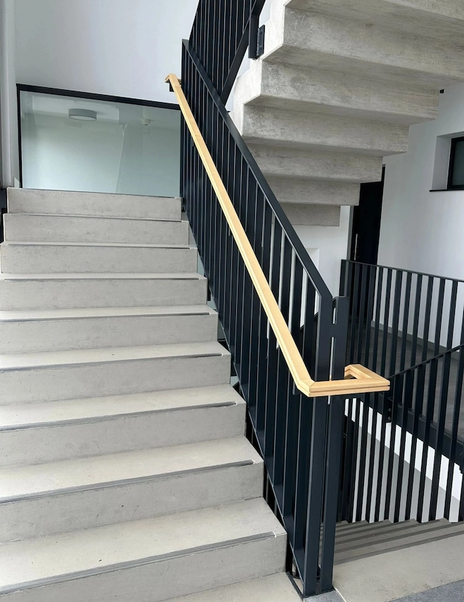 Treppenhaus gereinigt